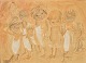 Pegasus – Kunst 
- Antik - 
Design 
præsenterer: 
Durack, 
Elizabeth (1915 
- 2000) 
Australien: 
Children of the 
Never ...