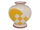 Antik K 
presents: 
Aluminia
Yellow 
Christmas Heart 
vase