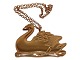 Georg Jensen Golden ChristmasOrnament Svane