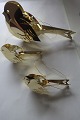 "Guld"-fugle som julepyntFra Royal Copenhagen (RC)I original emballage