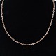 Halskæde 8K guld60,5 cm