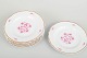 HollóházaSix salad plates, mid 20th century.