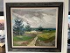 MR Retro Design 
presents: 
The 
painting is a 
landscape 
painting by the 
Danish artist 
Aage Strand 
(1910-1975)