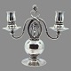 Georg Jensen; Candelabra in sterling silver, no. 324