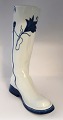 Royal Copenhagen. Large porcelain boot with blue ...