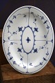 Antique Blue Fluted Plain Oval Dish from Royal ...