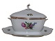 Sachian FlowerRare square lidded gravy boat