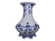 Blue Fluted Full LaceLarge and very rare vase
