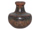 Bing & Grøndahl keramikMiniature vase med en flot glasur af Valdemar Pedersen