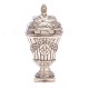 Danish Louis XVI silver vinaigrette by A. Jørgensen, Copenhagen, dated 1784. H: 7cm