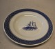 0944-46 Side dish 15 cm Aluminia Faience Tranquebar Navy # 46