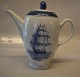 1105-46 Coffee pot 0,9 L / 20.5 cm Aluminia Faience Tranquebar Navy # 46