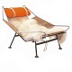 Hans J. Wegner Flag Halyard Chair GE225 with green ...