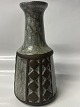 Frank Ceramics, Vase with brown shades.Height 19.0 cm.