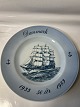 Bing & Grondahl Plate School Ship Denmark Jubilee Ship Plate 50 years 1933 - 1983.