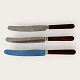 Raadvad6 steel knives with brown handles*175 DKK for the set