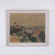 Søren Hjorth-Nielsen Maleri Fra Vesterø på Læsø Signeret HN 1955 45 x 52 cm