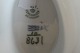 Blå Blomst Kantet porcelæn, ovale sovseskåle på fod nr. 8631