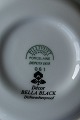 Bella Black by Pillivuyt French porcelain, settings cups and saucers. OFFER FOR 8 SET