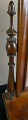 Tilting mirror with drawer in mahogany from the 1950s. Also intended for hanging. H 65cm-W 47.5cm