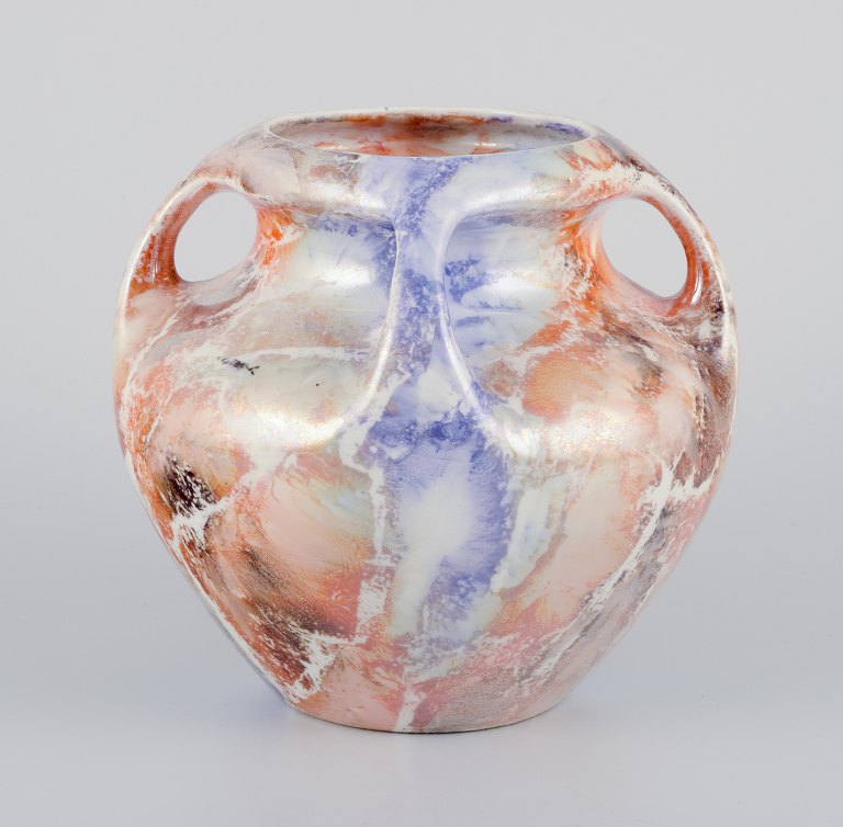 Arabia, Finland.Art Deco "Marmor" ceramic vase.
