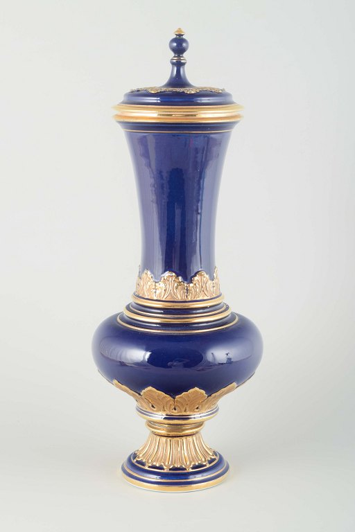 MeissenLågkrukke/vase, tidligt 1900-tal.