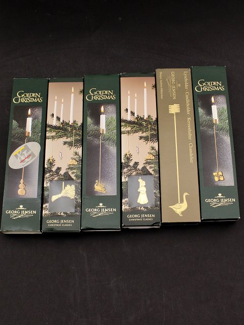 Georg Jensen sæt på 6 jule lysholdere