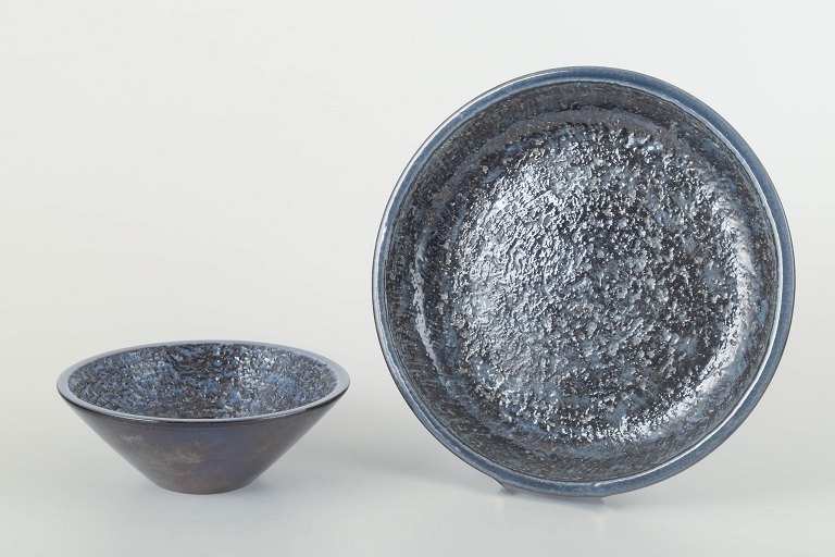 Ingrid Atterberg for Upsala-EkebyTo skåle, modeller 2450 og 2452, 1960’erne.