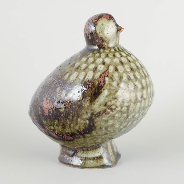 Carl-Harry Stålhane for RörstrandSkulpturel fuglefigur, midt 1900-tal.