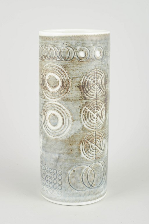 Olle Alberius for Rörstrand“Sarek” keramisk vase, 1960’erne.