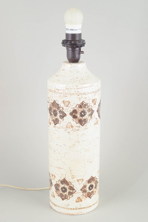 Bitossi for Bergboms.Bordlampe, 1970’erne.