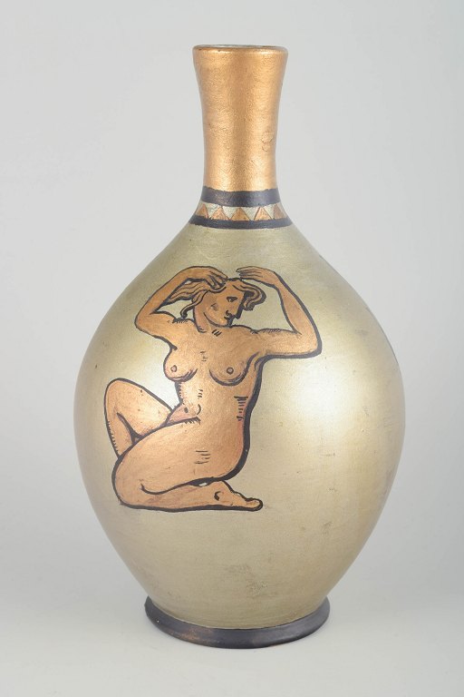 Bo FajansHåndmalet vase, 1930’erne.
