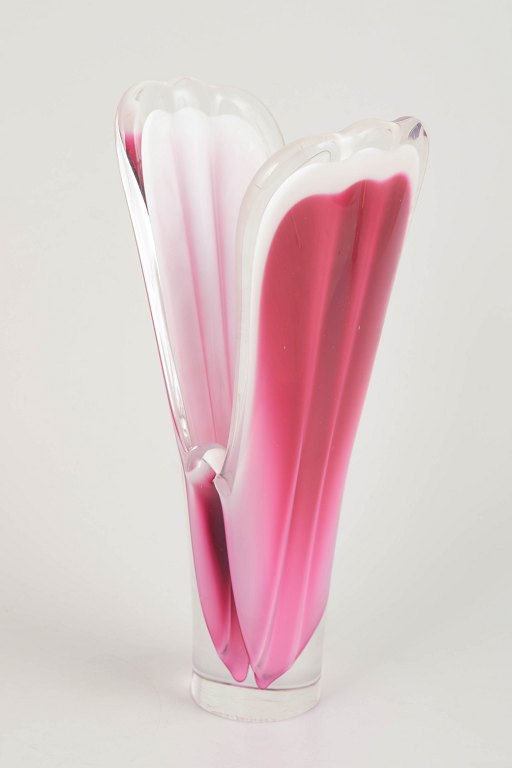 Paul Kedelv for FlygforsArt glass vase, 1950/60’erne.