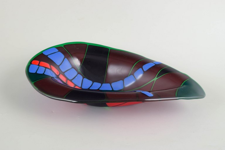 Matz Borgström, unique glass sculpture.