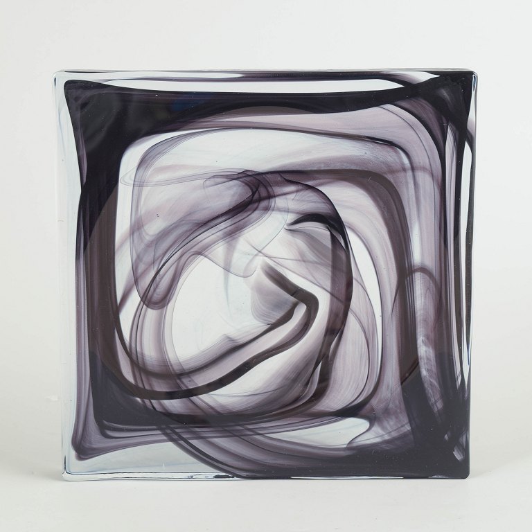 Kosta Boda, Cirrus Black, kunstglasobjekt.
