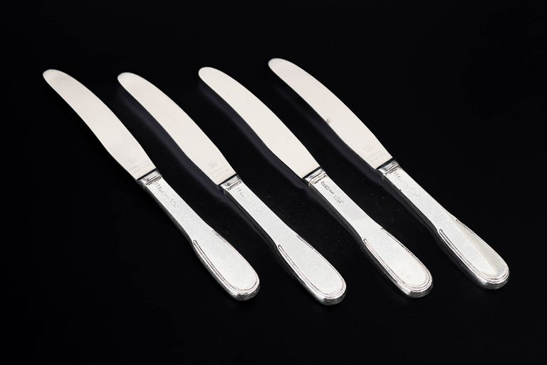 Evald Nielsen lunch knives, set of four. Model number 14.