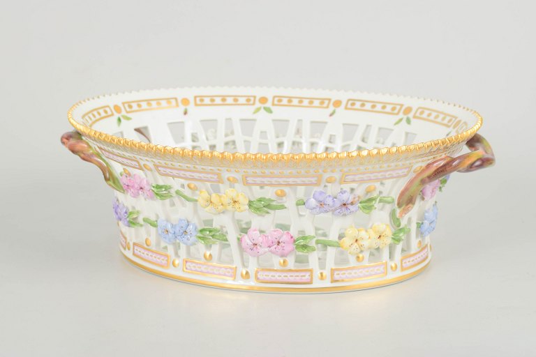 Royal Copenhagen Flora Danica kurv.