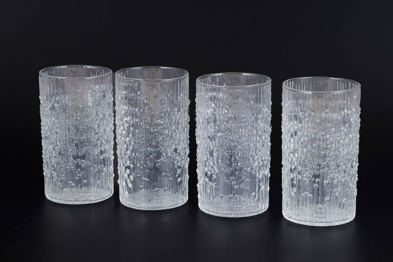 Tapio Wirkkala for Iittala, sæt af fire drikkeglas "Hopla" serien.