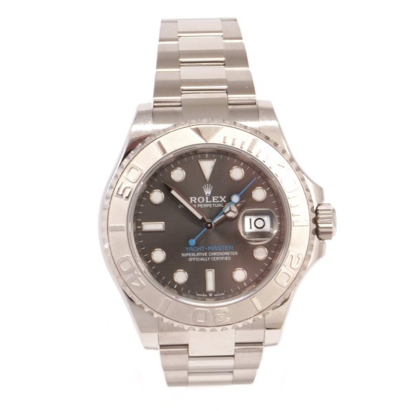 Rolex Yachtmaster rhodium ref. 126622, steel. Box and certificate from European AD dated 25.02.20. D: 40mm