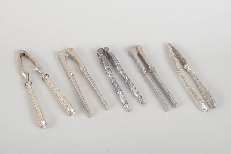 Nutcrackers, set of five by various makers.