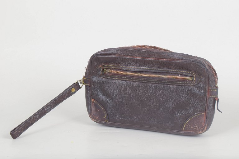 Louis Vuitton Marly Dragonne GM wristlet bag.