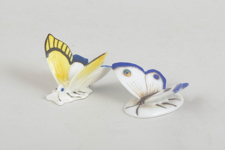 Karl Ens for Volkstedt, pair of Art Deco butterfly figurines.