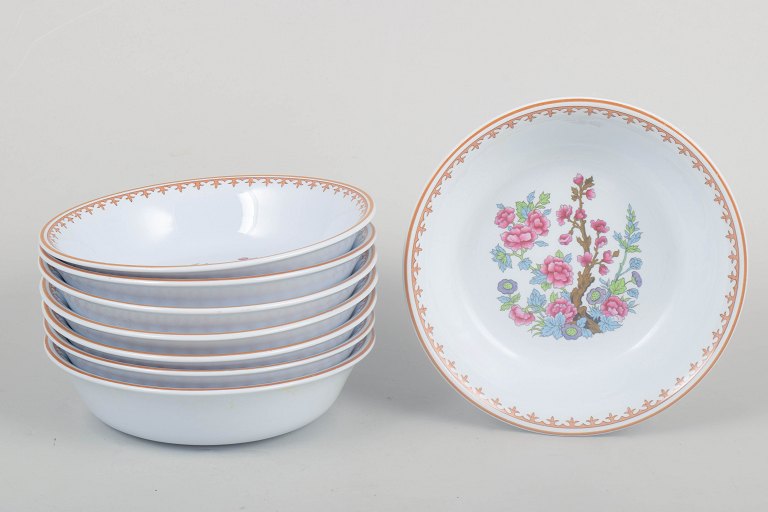 Rörstrand Lotus, set of eight breakfast bowls.