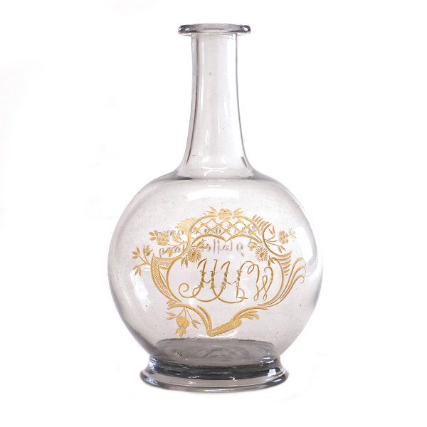 Norwegian late 18th century carafe circa 1770-80. H: 17cm